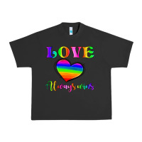 Pigment Black love always wins Urban Heavy Tee - HRA Design Shop