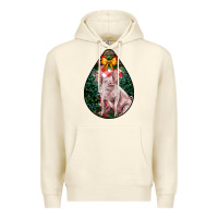 Sandshell christmas pig Premium Hoodie - LillyAllenDesigns