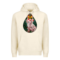 Tofu christmas pig Premium Hoodie - LillyAllenDesigns