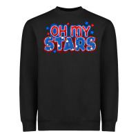 Black Oh my stars 4th of july Heavyweight Sweatshirt - CowGirlArtShop