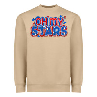 Mushroom Oh my stars 4th of july Heavyweight Sweatshirt - CowGirlArtShop
