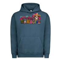 Pigment Midnight Navy Badass Mamacita Urban Hoodie - texasbilliewilder