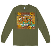 Army Green western hello fall tumbler Long Sleeve Tee - Artiststas