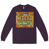 Plum western hello fall tumbler Long Sleeve Tee - Artiststas