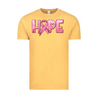 Vintage Mustard hope and pink ribbon Vintage Tee - HRA Design Shop