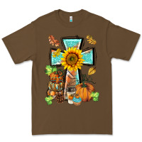 Cacao western thankful cross pumpkin Premium Tee - BarkalooDesign