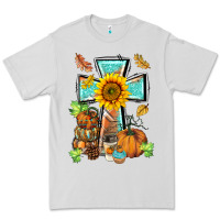 Dove Grey western thankful cross pumpkin Premium Tee - BarkalooDesign