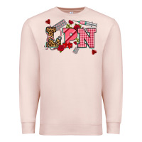 Pale Pink valentinesday lpn Premium Sweatshirt - NancyCooperArtShop