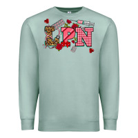 Seafoam valentinesday lpn Premium Sweatshirt - NancyCooperArtShop