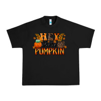 Black hey there pumpkin Urban Heavy Tee - RacoonDesign