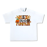 White hey there pumpkin Urban Heavy Tee - RacoonDesign