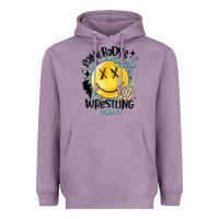 Lavender somebody's feral wrestling mom Heavyweight Hoodie - MaliasSmallBusiness