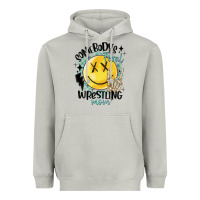 Moon Dust somebody's feral wrestling mom Heavyweight Hoodie - MaliasSmallBusiness