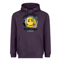 Plum somebody's feral wrestling mom Heavyweight Hoodie - MaliasSmallBusiness