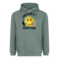 Sage somebody's feral wrestling mom Heavyweight Hoodie - MaliasSmallBusiness