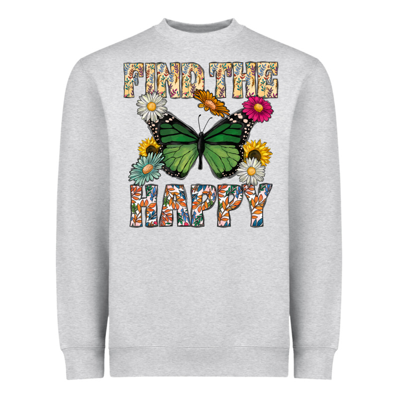Kind The Happy Heavyweight Sweatshirt by CowhideDigitalArt | Teevron