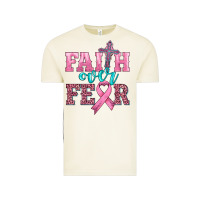 Vintage Arctic faith over fear with cross and ribbon Vintage Tee - HRA Design Shop