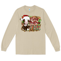 Mushroom merry christmas y'all cow Long Sleeve Tee - Artiststas
