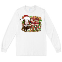 White merry christmas y'all cow Long Sleeve Tee - Artiststas