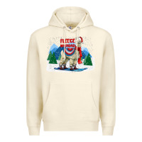 Sandshell fleece navidad alpaca mountains Premium Hoodie - LillyAllenDesigns