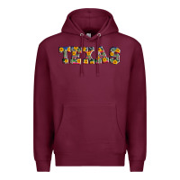 Burgundy texas serape sunflower Premium Hoodie - AdoDesignShop