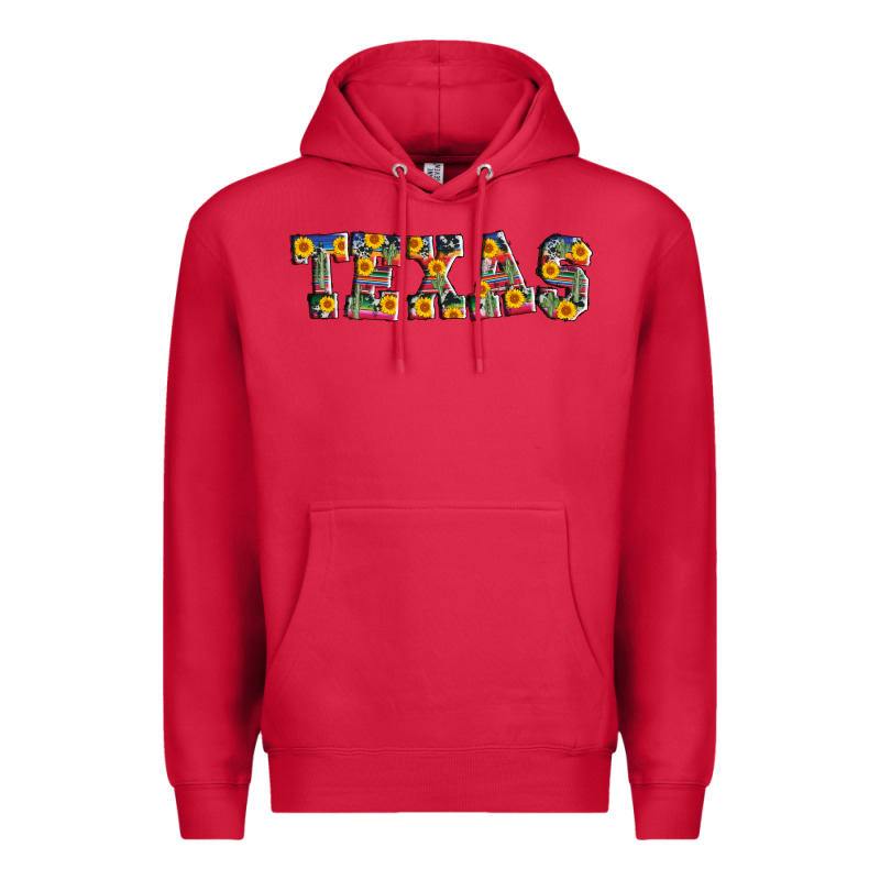 Texas Serape Sunflower Premium Hoodie by AdoDesignShop | Teevron