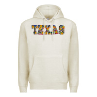 Oatmeal Heather texas serape sunflower Premium Hoodie - AdoDesignShop