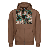 Chestnut suffolk ewe and merino ram sheeps Zipper Hoodie - BarkalooDesign
