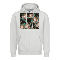Dove Grey suffolk ewe and merino ram sheeps Zipper Hoodie - BarkalooDesign