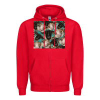 Red suffolk ewe and merino ram sheeps Zipper Hoodie - BarkalooDesign
