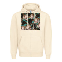 Sandshell suffolk ewe and merino ram sheeps Zipper Hoodie - BarkalooDesign