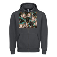 Smoke suffolk ewe and merino ram sheeps Zipper Hoodie - BarkalooDesign