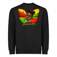 Black juneteenth butterfly black girl Heavyweight Sweatshirt - HRA Design Shop