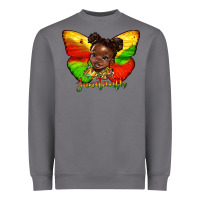 Storm juneteenth butterfly black girl Heavyweight Sweatshirt - HRA Design Shop