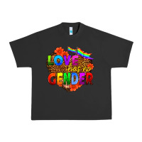 Pigment Black love has no gender Urban Heavy Tee - HRA Design Shop