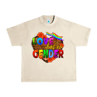 Sandshell love has no gender Urban Heavy Tee - HRA Design Shop