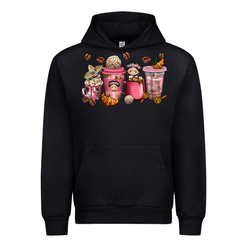 Cafecito Y Chisme Coffee Cups Urban Hoodie by texasbilliewilder | Teevron