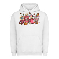 Pigment Lunar Rock Cafecito y Chisme Coffee Cups Urban Hoodie - texasbilliewilder