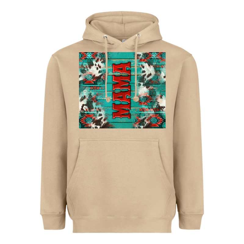 Western Mama Heavyweight Hoodie by NancyCooperArtShop | Teevron