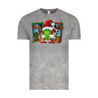 Cloud Rock joy green gnomes Vintage Tee - FaDigitalArtStudio