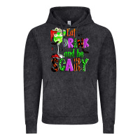 Vintage Black eat drink and be scary Vintage Hoodie - Zillion Design Studio