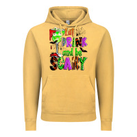 Vintage Mustard eat drink and be scary Vintage Hoodie - Zillion Design Studio