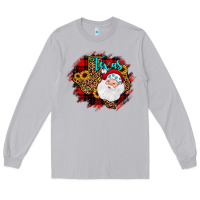 Moon Dust texas santa wood slice ornament Long Sleeve Tee - JahusDesignShop