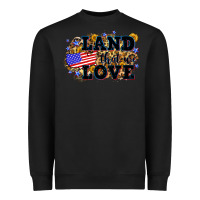Black Land that we love 4th of July Heavyweight Sweatshirt - Neo Western