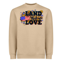 Land That We Love 4th Of July Heavyweight Sweatshirt | Teevron