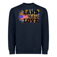 Navy Land that we love 4th of July Heavyweight Sweatshirt - Neo Western