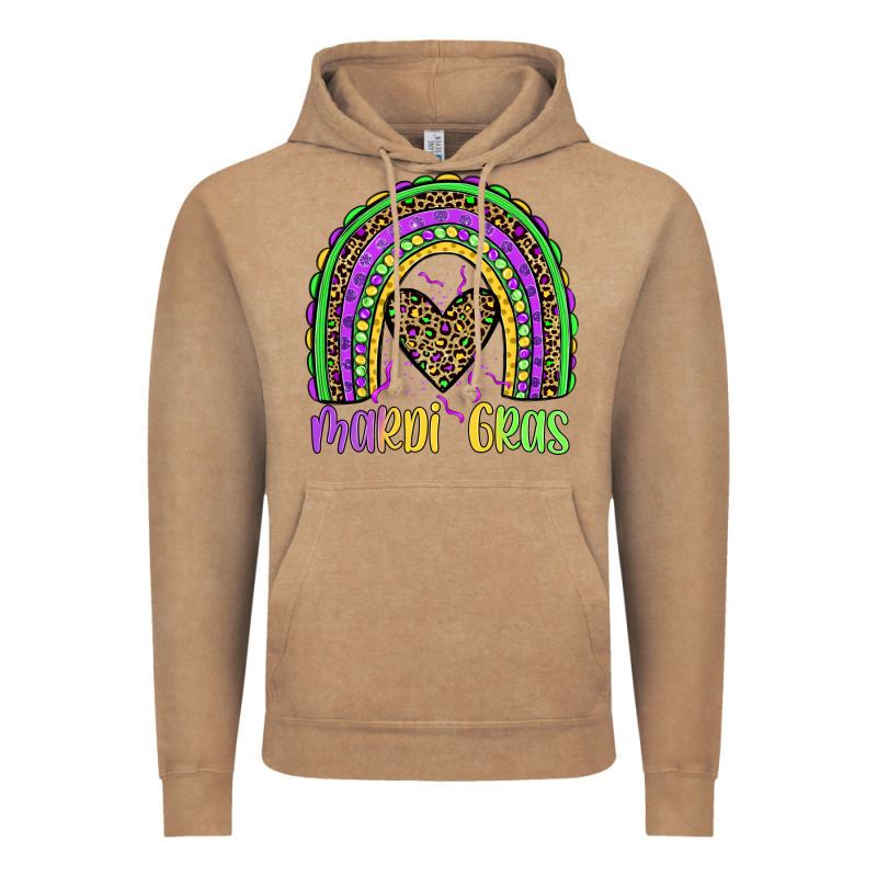 Mardi Gras Rainbow Vintage Hoodie by JahusDesignShop | Teevron