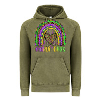 Vintage Olive mardi gras rainbow Vintage Hoodie - JahusDesignShop