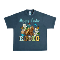 Midnight Navy Happy Easter rodeo Urban Heavy Tee - OliviaCreatesArt