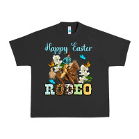 Pigment Black Happy Easter rodeo Urban Heavy Tee - OliviaCreatesArt